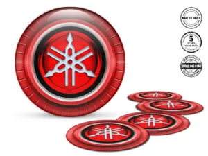 Yamaha Radaufkleber Ausgabe Premium Epoxy-Labels